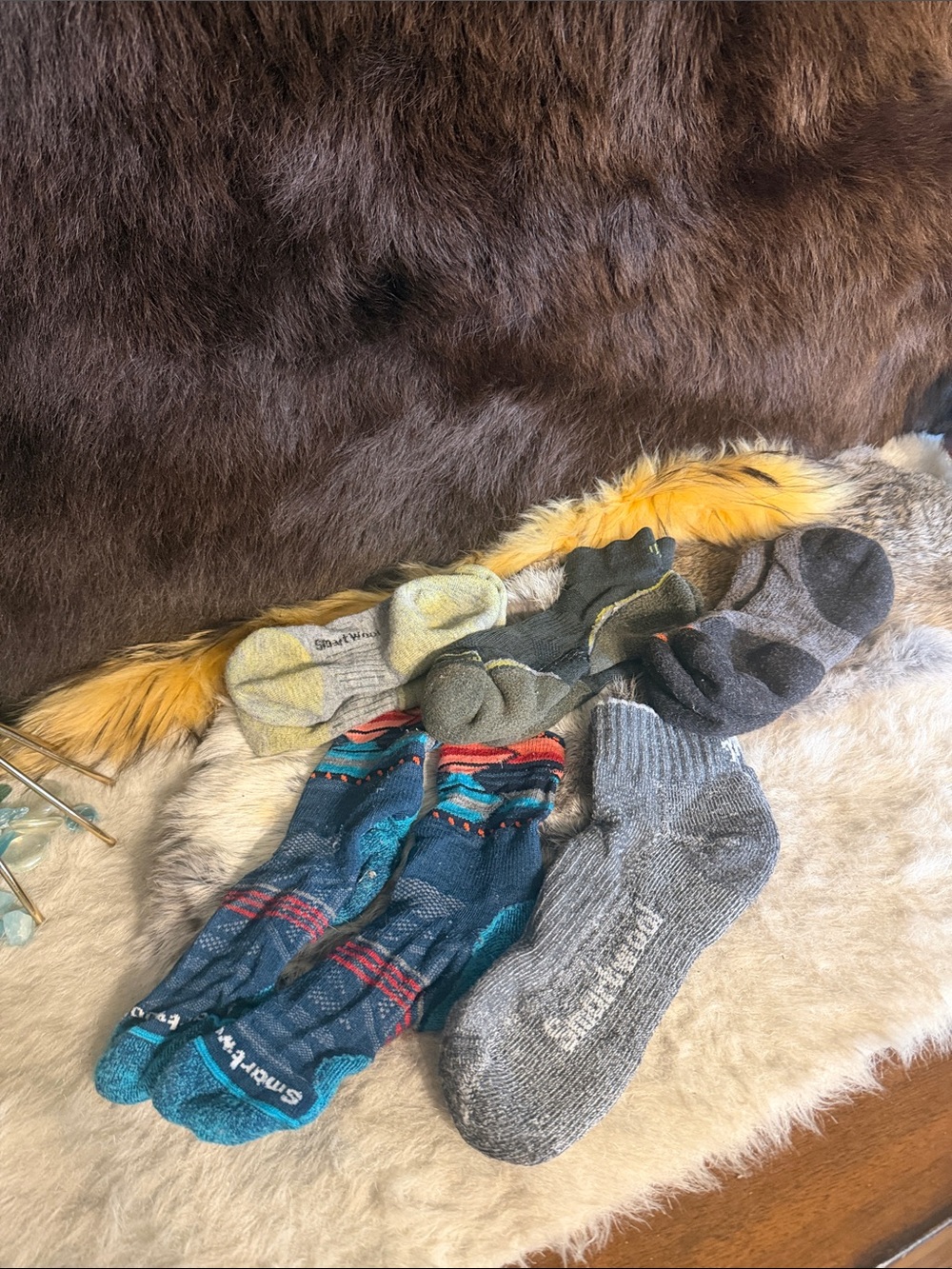 Assorted Sock Pack - Multicolor & Gray bundle of 5 (420)